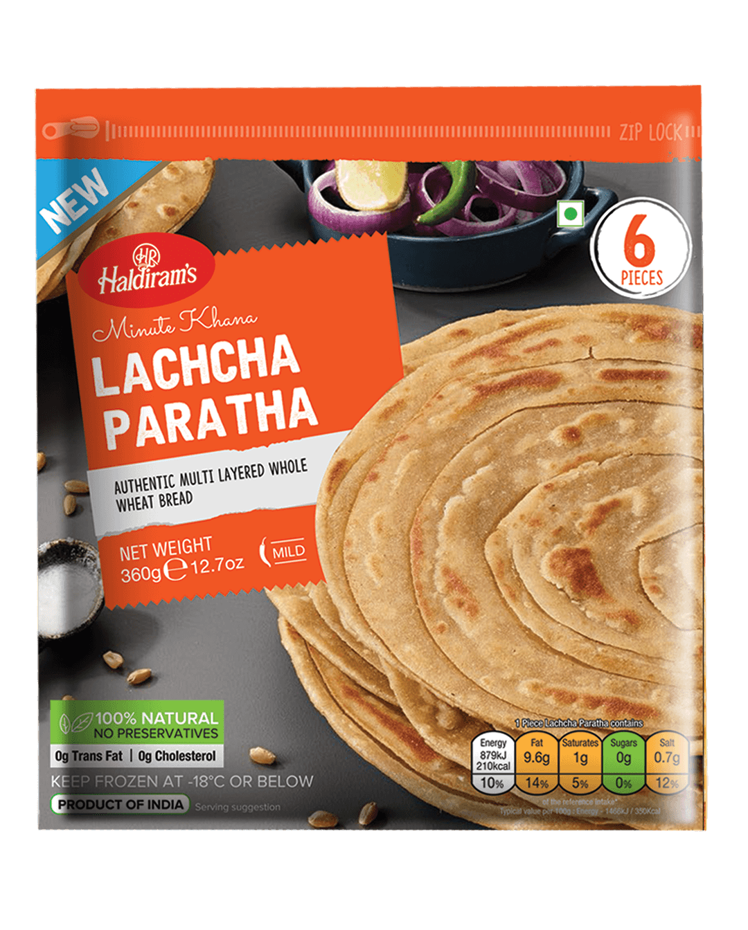 Haldiram Lachha Paratha 1.2 kg