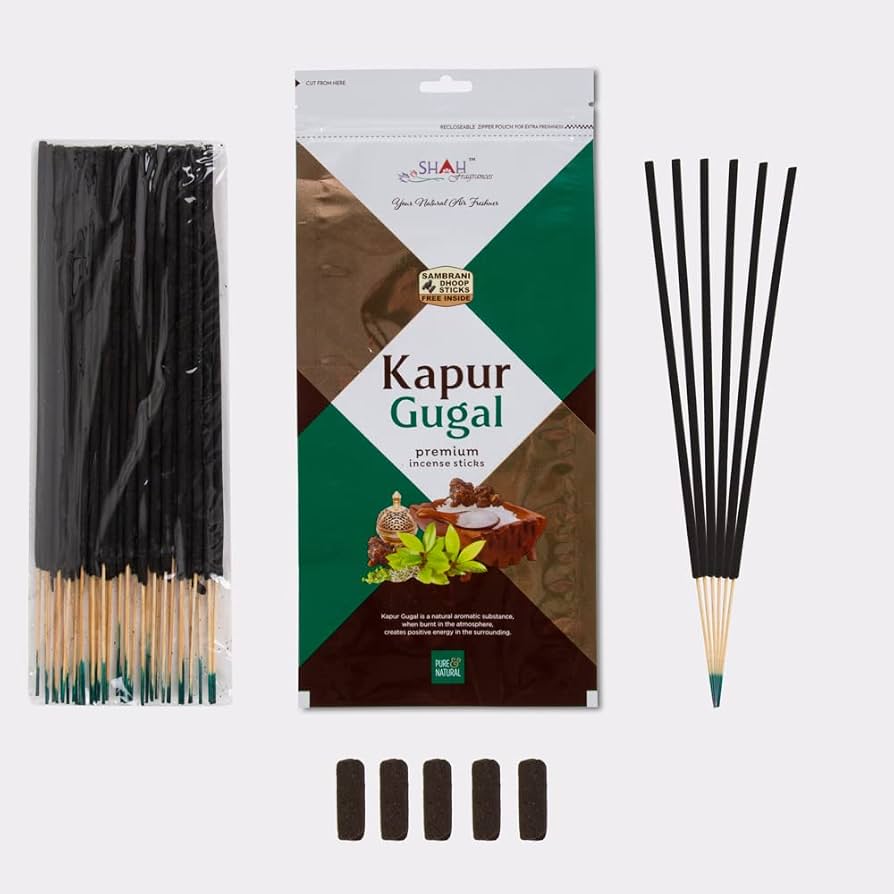 Shah Kapur Gugal Eco Incense Sticks 100g available online from India in Sydney