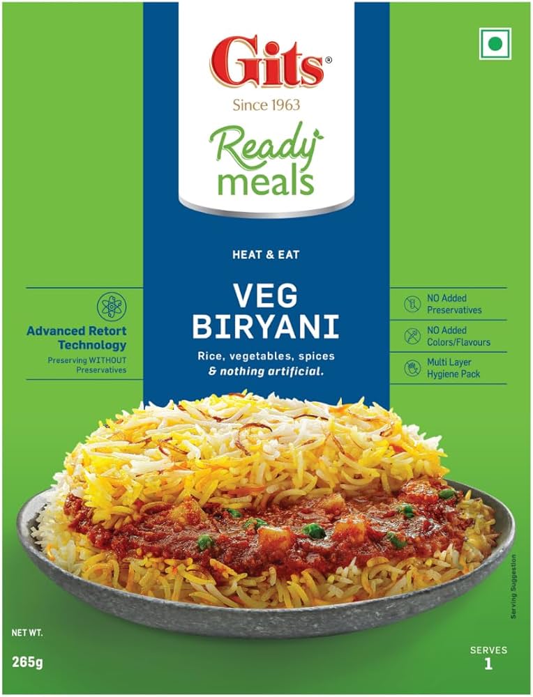 Gits Vegan Veg Biryani 265 g