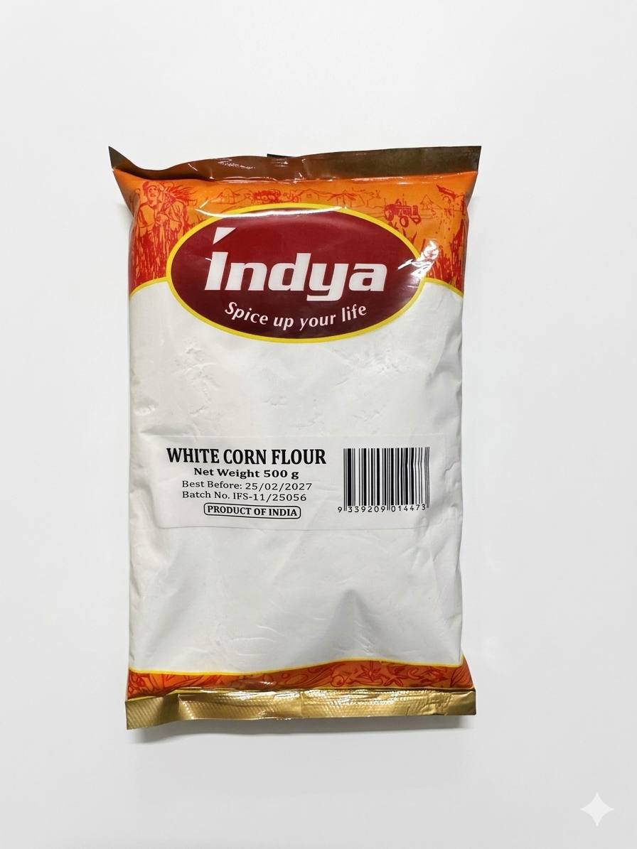 White corn flour 500g pack for cooking