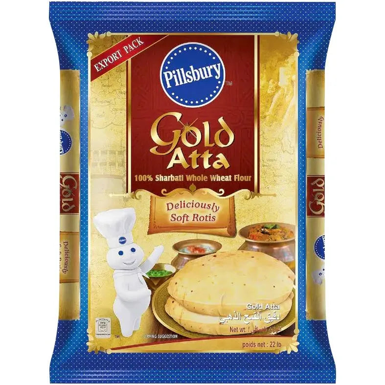 Pillsbury Gold Atta 10kg wheat flour pack