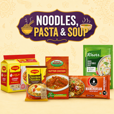 Noodles, Pasta & Soup
