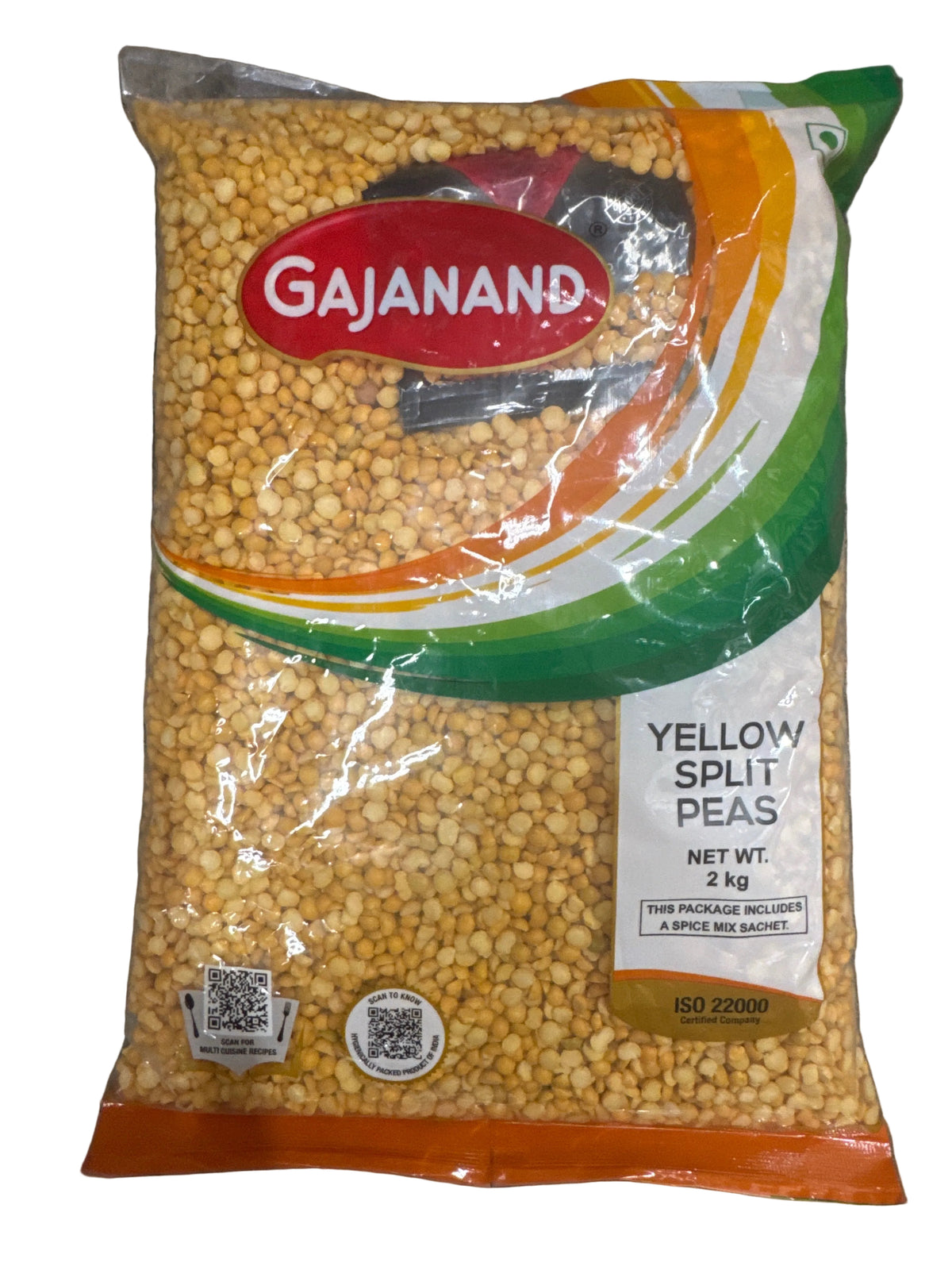 Gajanand Yellow Split Peas 2kg