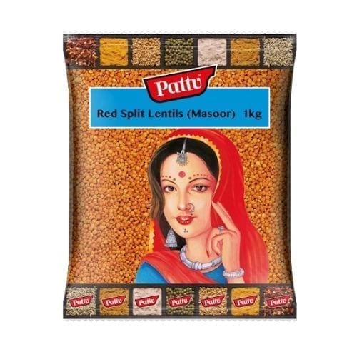 Pattu Red Split Lentils (Aust) 1 kg