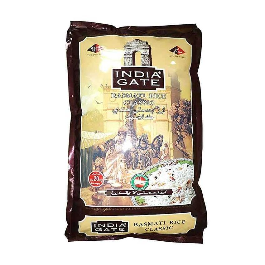 India Gate Basmati Rice Classic 20 kg