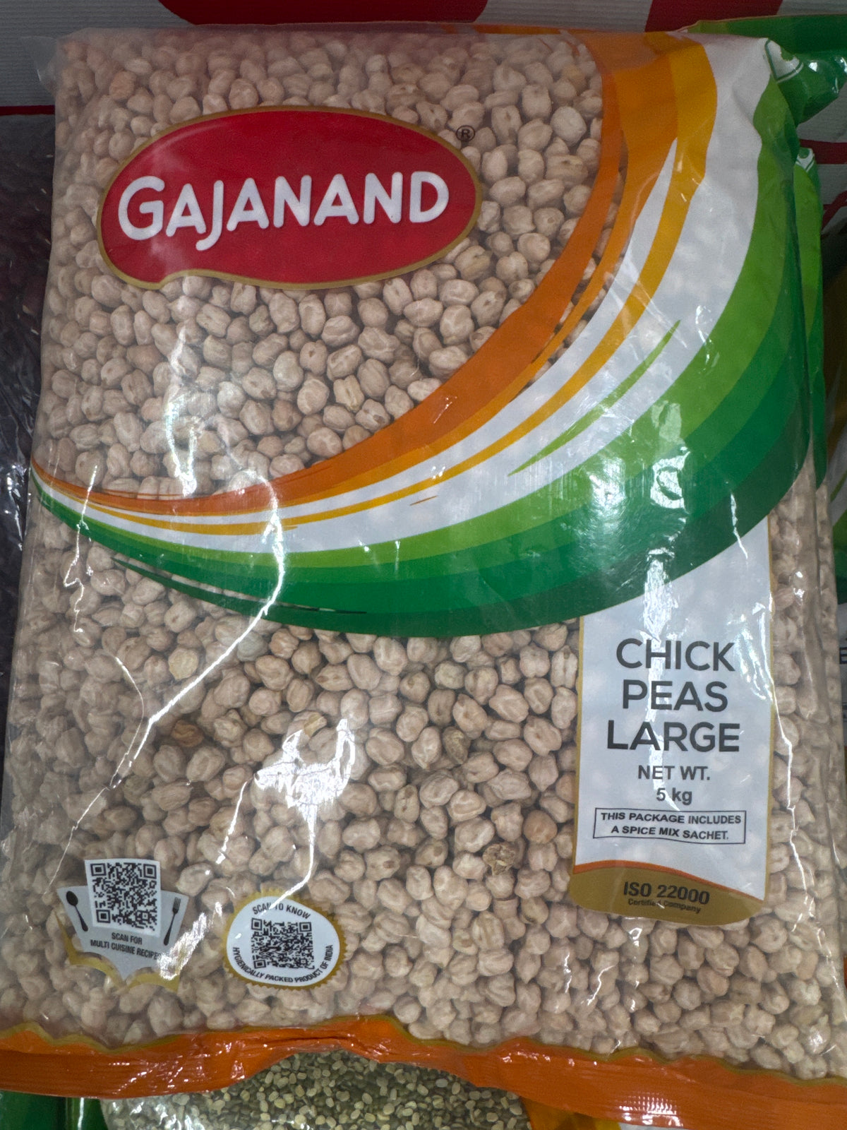 Gajanand Chickpeas 9MM Premium 5kg
