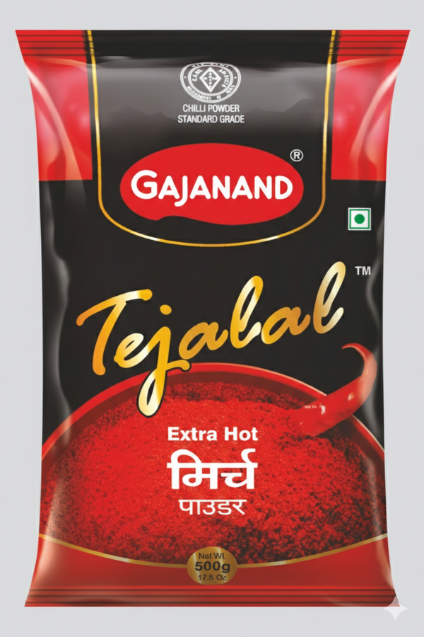 Gajanand Tejalal Chilli Powder 500 g