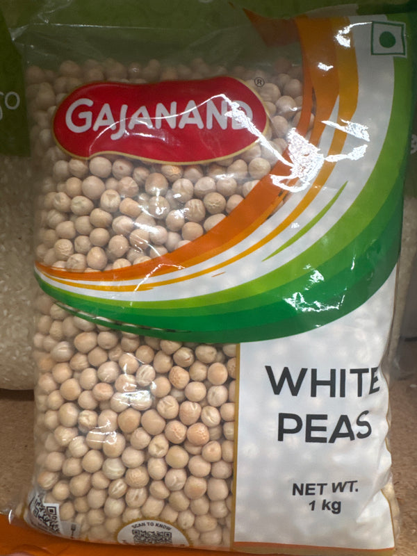 Gajanand White Peas 1kg