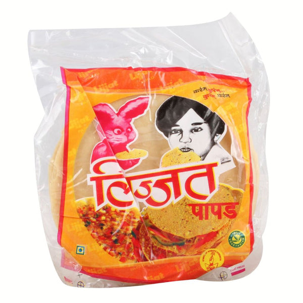 Lijjat Papadum – Plain (200g)
