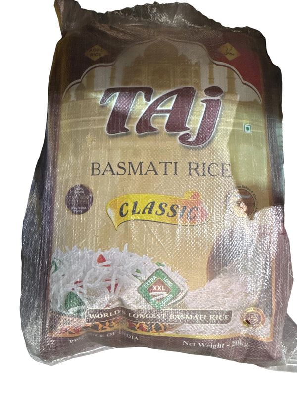 Taj Basmati Rice Classic 20kg