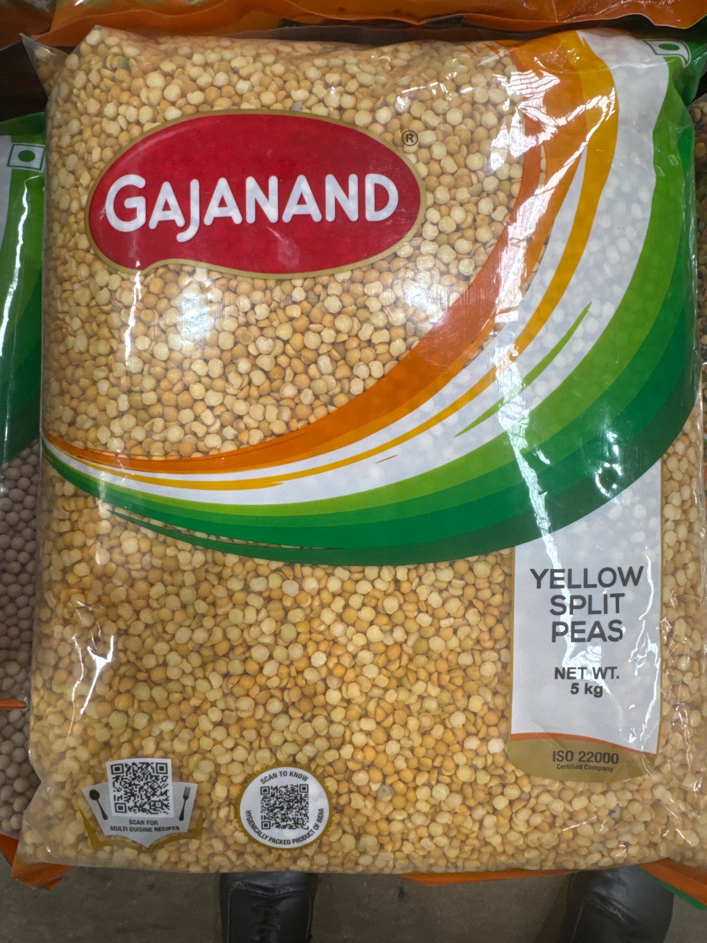 Gajanand Yellow Split Pea 5kg