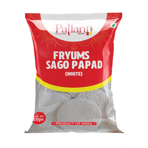 Patlani Sago Papad White 250 g