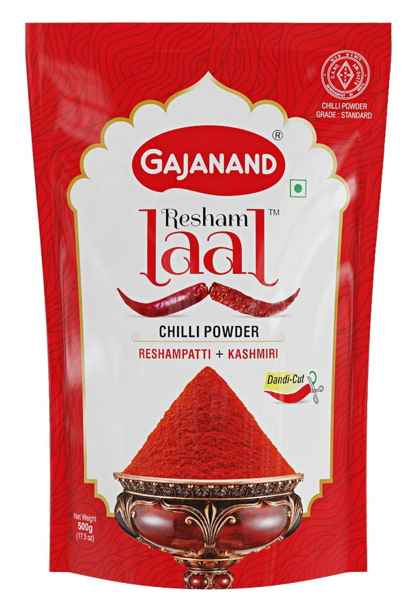 Gajanand Chilli Powder Reshamlal 500 g