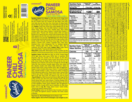Vadilal Paneer Chili Samosa 45 g*8