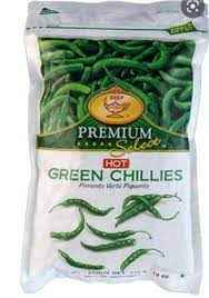 Deep Hot Green Chilli 907 g