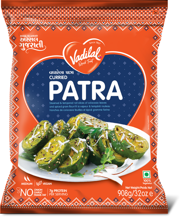 Vadilal Curried Patra Slices 908 g