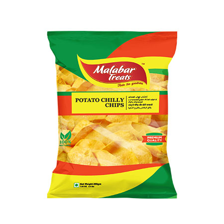 Malabar Delights Potato Chilly Chips 200 g