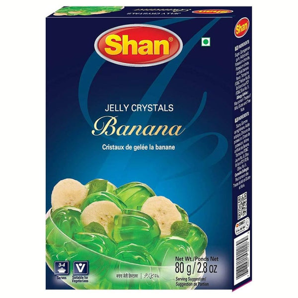 Shan Jelly Crystals – Banana (80g)