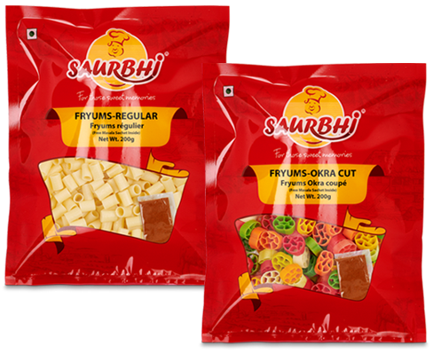 Saurbhi Fryums Mix 200 g