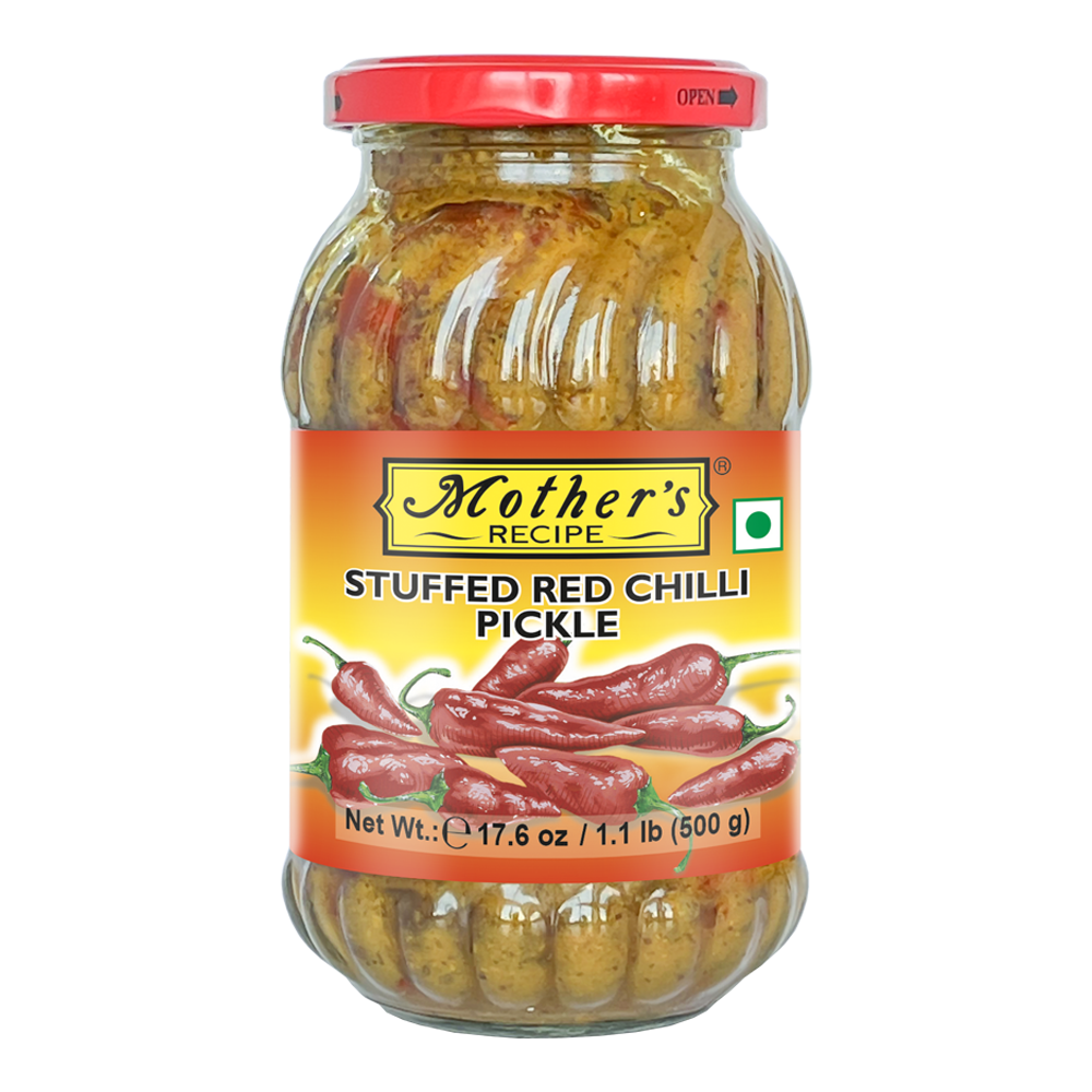 Mother'S Recipe Stuffed Red Chilli Pickle 500 g