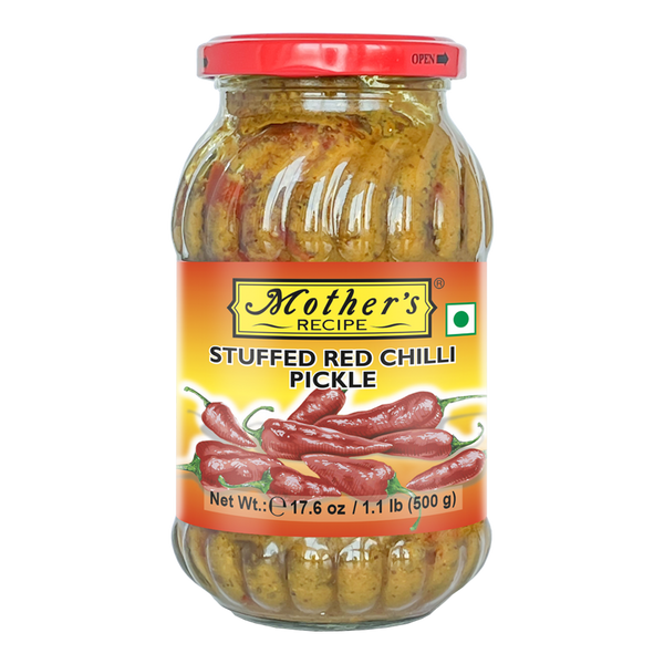 Mother'S Recipe Stuffed Red Chilli Pickle 500 g