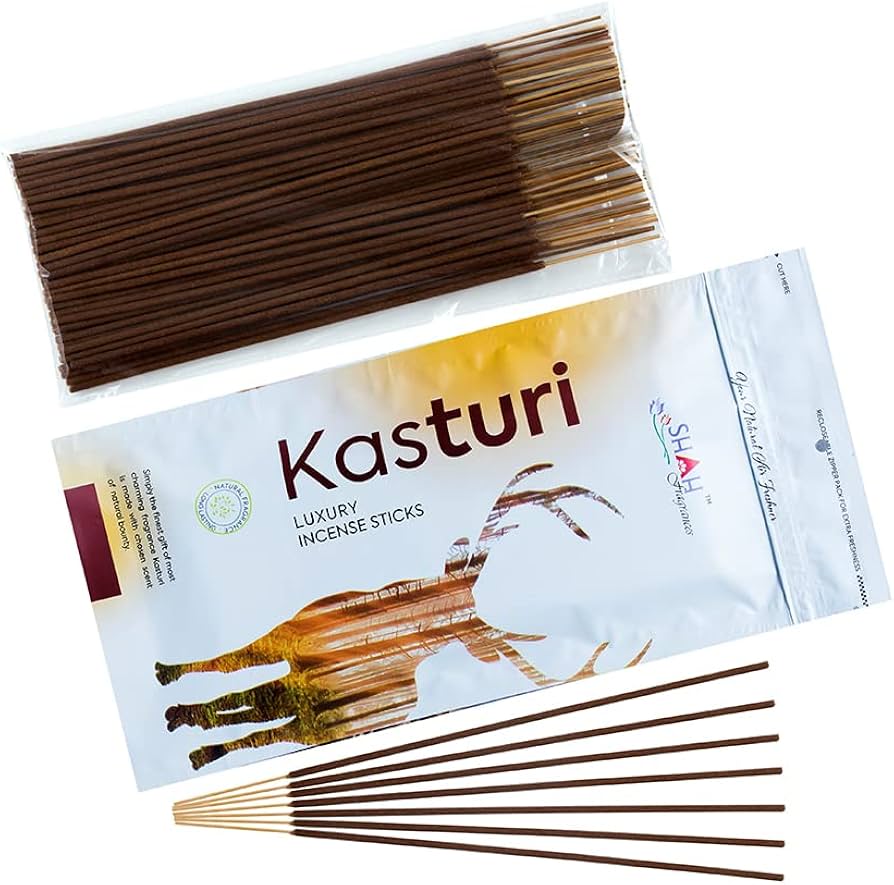 Shah Kasturi Eco Incense Sticks 100g available online from India in Sydney
