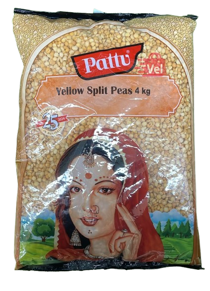 Pattu Yellow Split Peas 4 kg