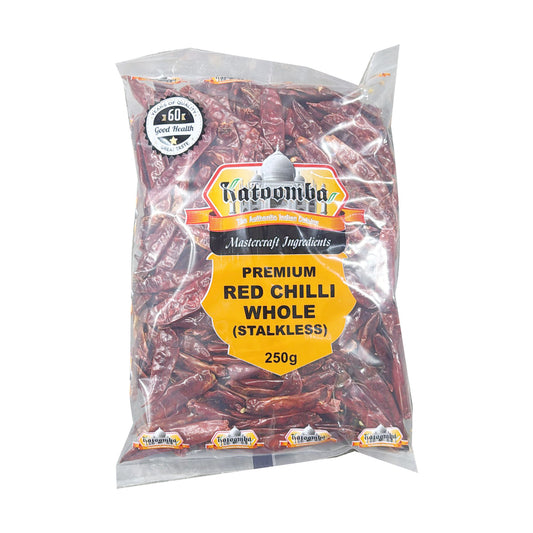 Katoomba Premium Red Chilli Whole (Stalkless) 250 g