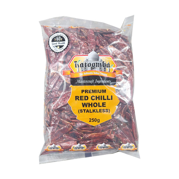 Katoomba Premium Red Chilli Whole (Stalkless) 250 g