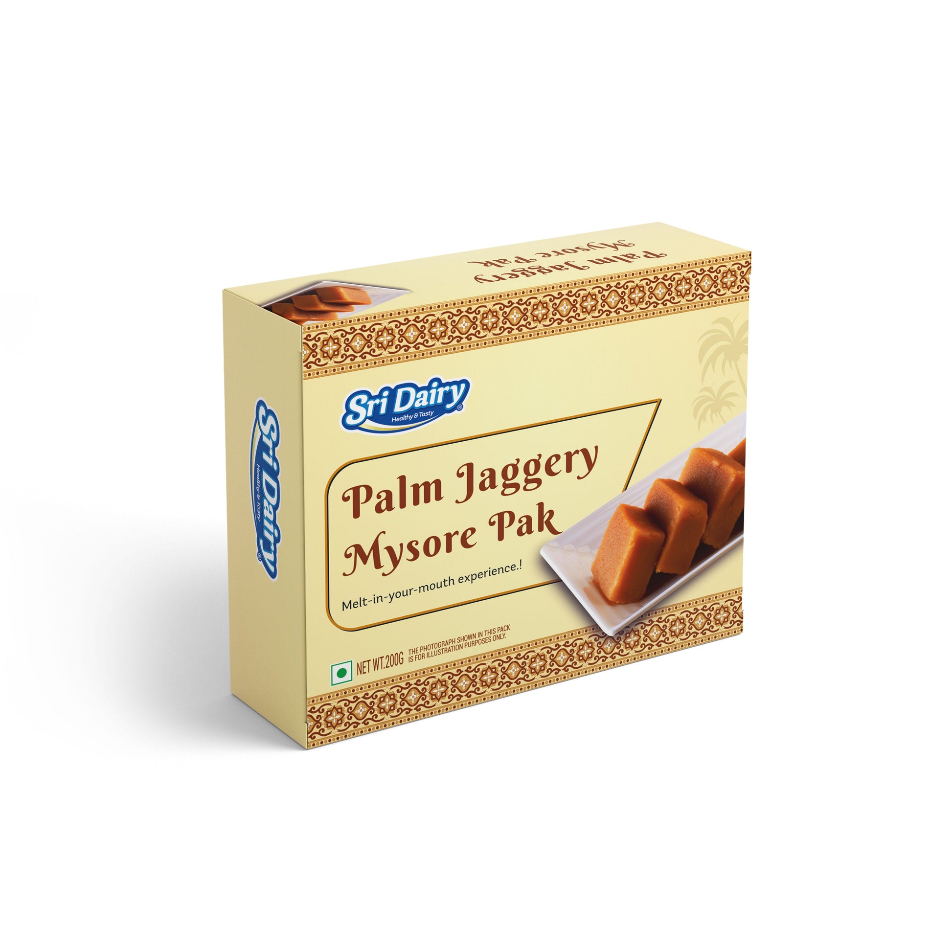 Sri Dairy Palm Jaggery Mysore Pak 200 g