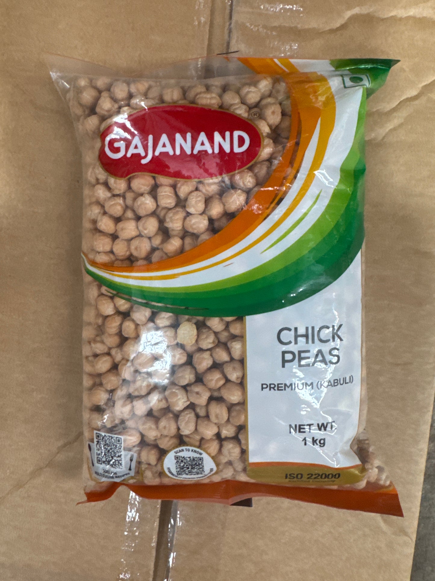 Gajanand Chickpea Kabuli 9MM 1kg