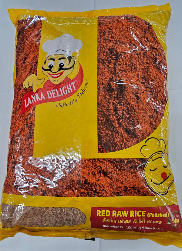 Lanka Delight Red Raw Rice Polished 5 kg