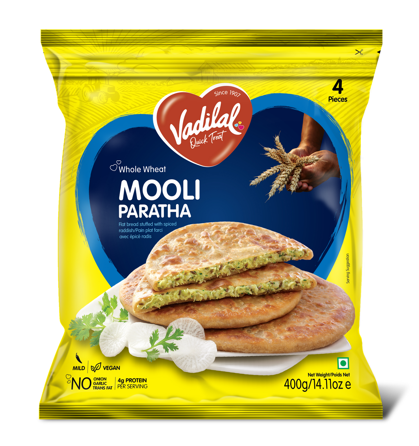 Vadilal Mooli Paratha 400 g