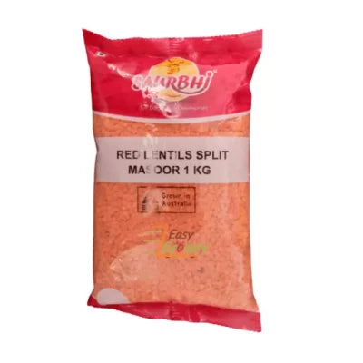 Saurbhi Red Lentils Spilt Masoor 5 kg