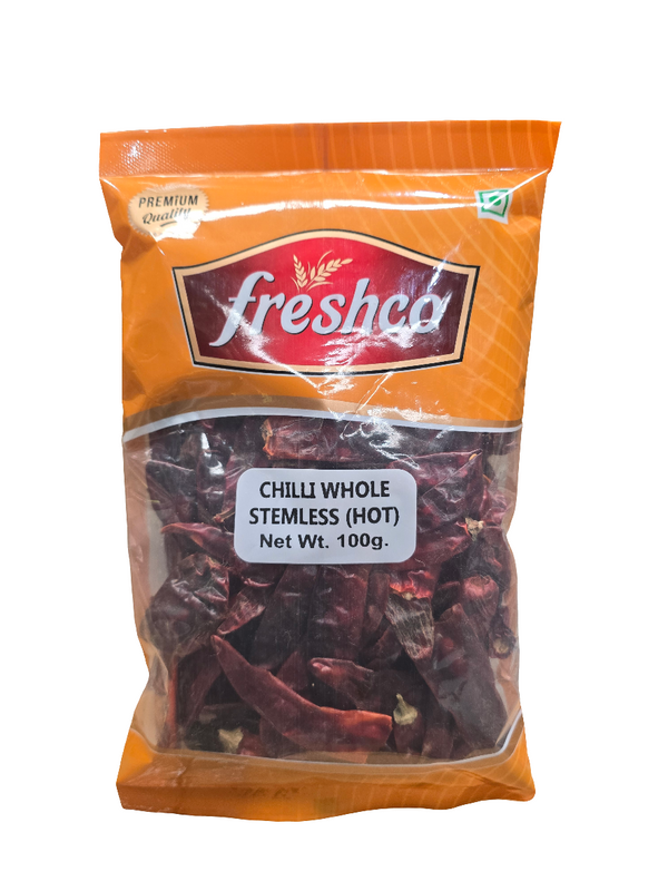 Mahek Chilli Whole Hot Stemless 100 g