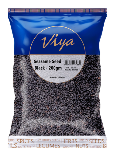 Viya Sesame Seeds Black 200 g