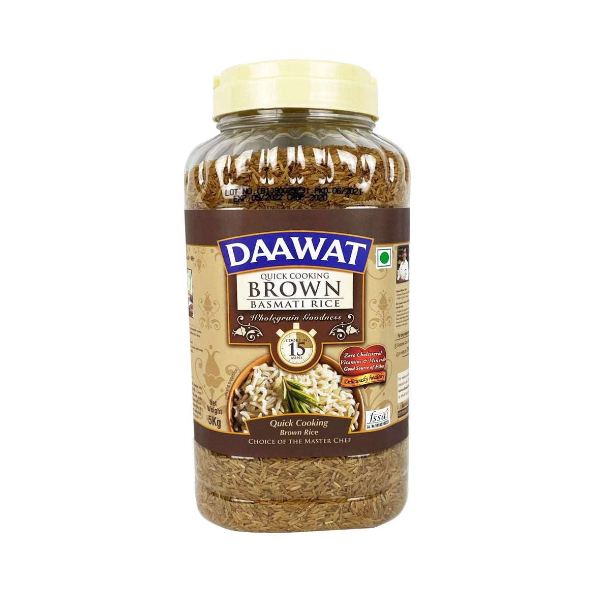 Daawat Brown Rice Jar 5 kg