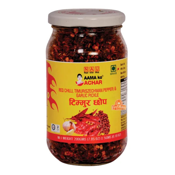 Aama Ko Red Chilly &Timur Ko Pickles 200g