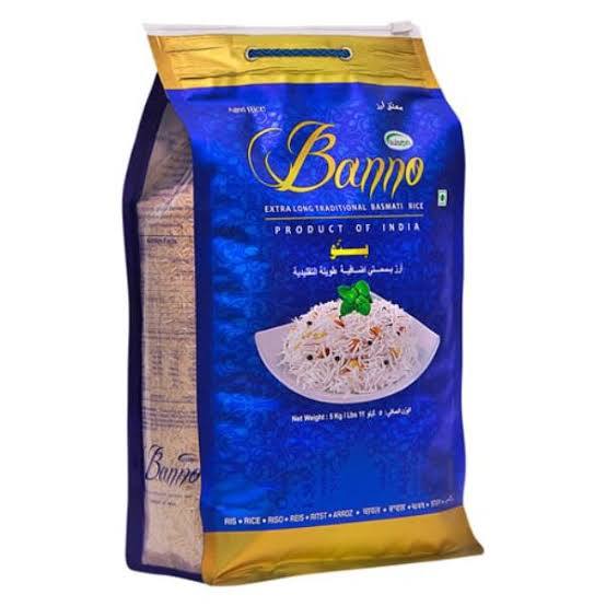 Banno Extra Long Basmati Rice 5kg
