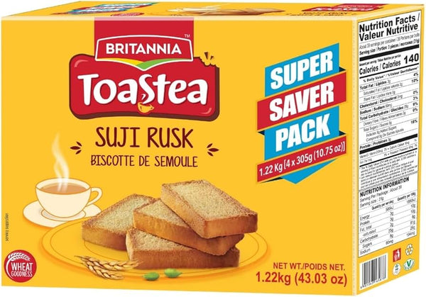 Britannia Suji Rusk (4X305G) 1.22kg