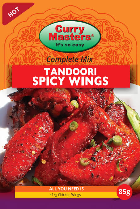 Curry Masters Tandoori Spicy Wings 85 Gm