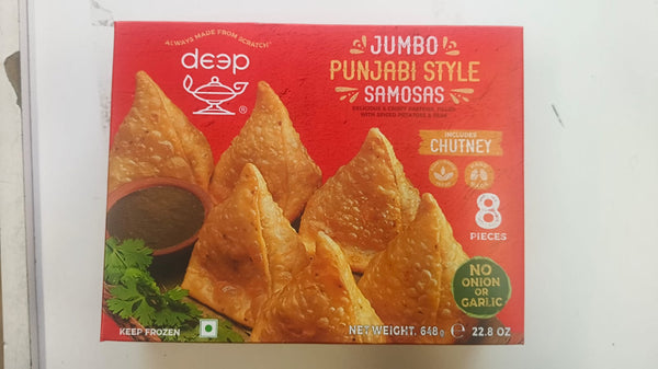 Deep Punjabi Samosa with Chutney 648g