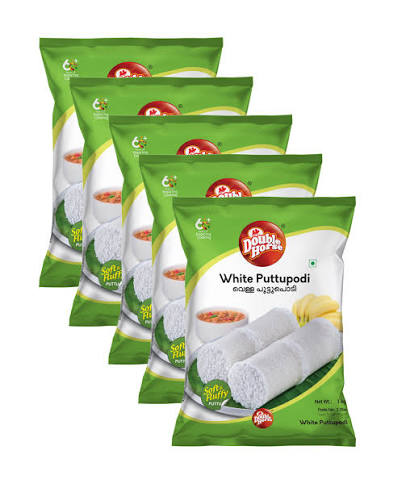 Double Horse White Puttupodi
