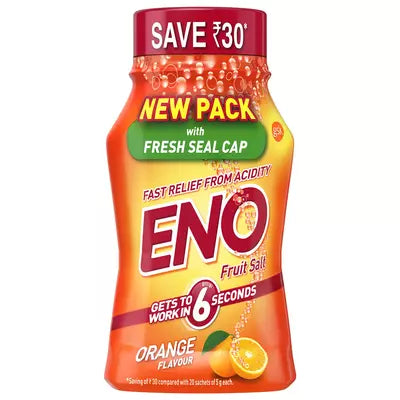 Eno Fruit Salt Orange Flavour 100g