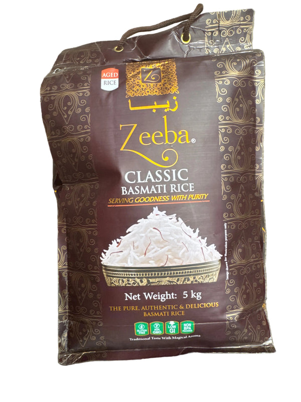 Zeeba Classic Basmati Rice 5kg