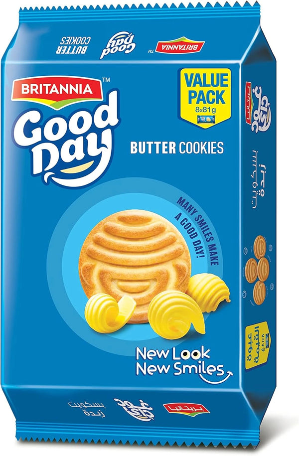 Good Day Butter Cookies Value Pack 8X81G