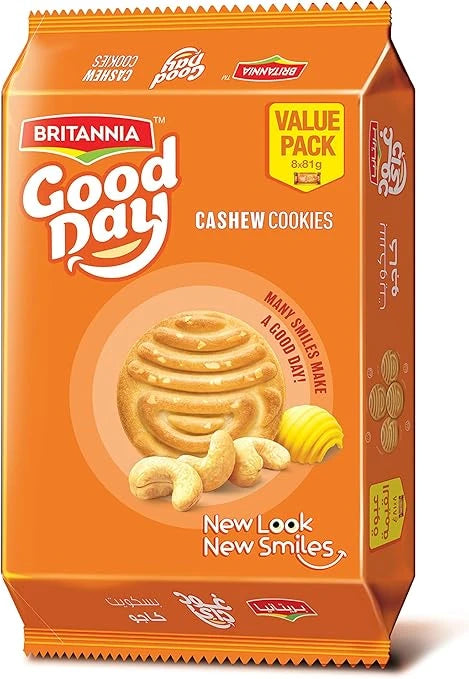 Good Day Cashew Cookies Value Pack 8X81G