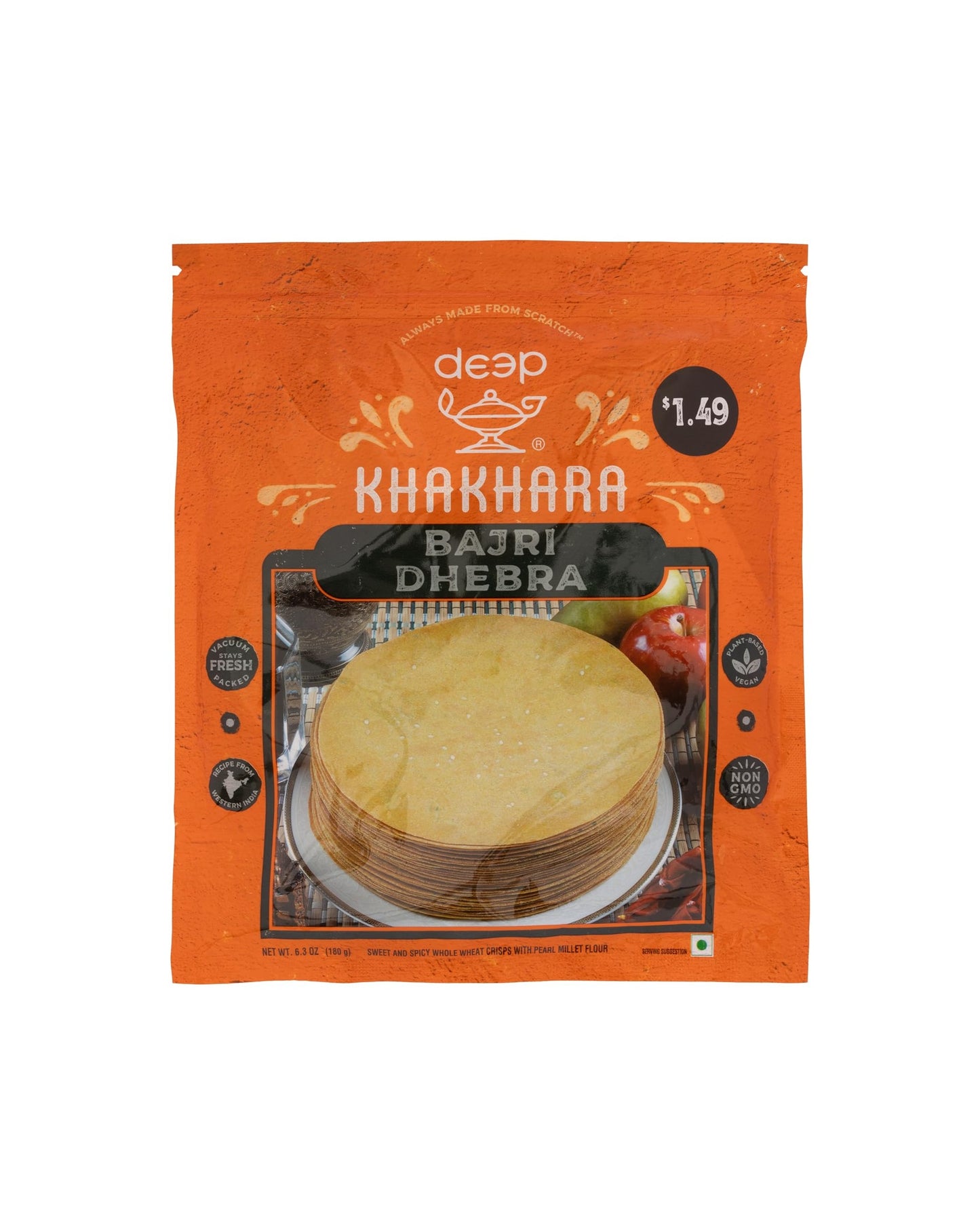 Deep Bajri Dhebra Khakhra 180 g