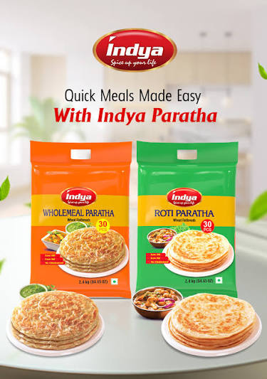 Indya Wholemeal Paratha 30 Pc 2.4kg