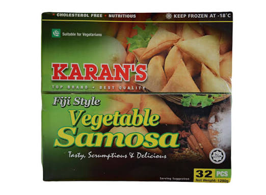 Karan's Fiji Style Vegetable Samosa 32pcs 1280g